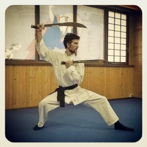 Kung fu istruttore Andrea Migli