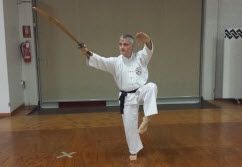 Kung fu istruttore Gaetano Mondino